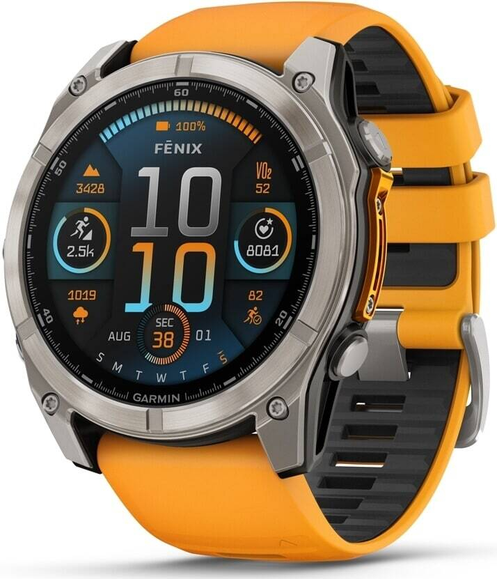Garmin Fenix 8 – 51 mm AMOLED Sapphire Titanium Smartwatch 010-02905-11