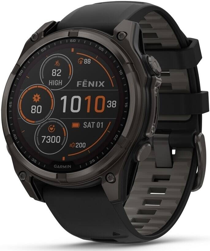 Garmin Fenix 8 – 47 mm Sapphire Solar Titanium Smartwatch 010-02906-11