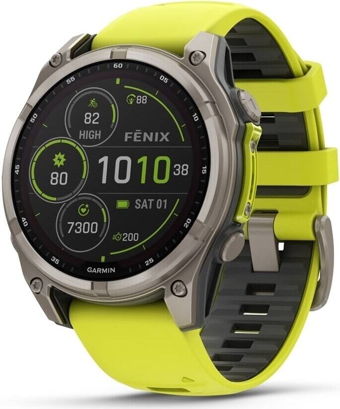 Garmin Fenix 8 – 47 mm Sapphire Solar Titanium Smartwatch 010-02906-21
