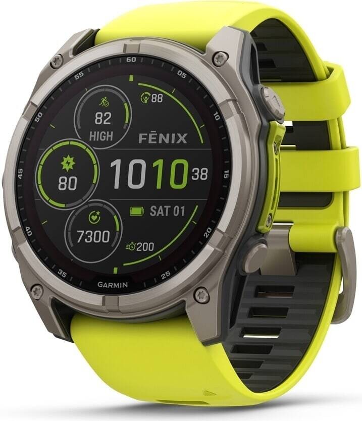 Garmin Fenix 8 – 51 mm Sapphire Solar Titanium Smartwatch 010-02907-21