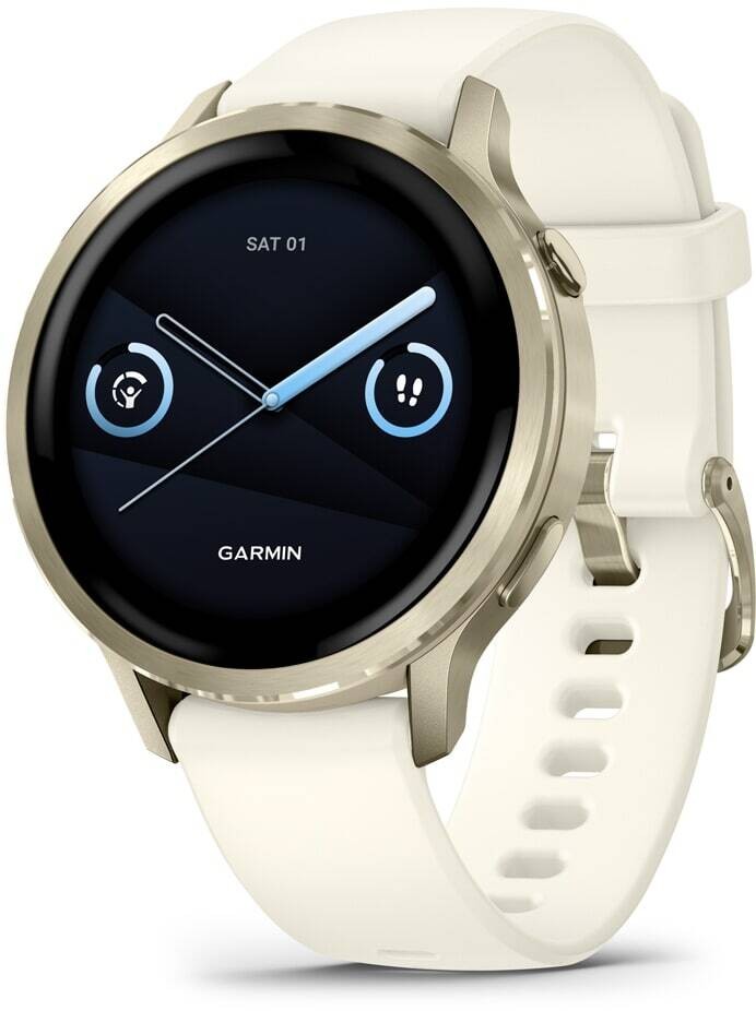 Garmin 010-03013-00 Venu 4 AMOLED GPS WiFi - Beige / Lunar Gold - 41mm - Smartwatch