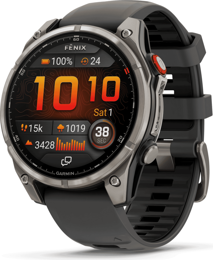Garmin Fenix 8 Pro Sapphire LTE – 47 mm AMOLED Titanium Smartwatch 010-03198-11