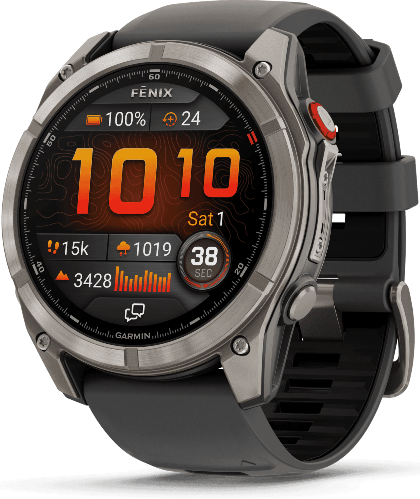 Garmin Fenix 8 Pro Sapphire LTE – 51 mm AMOLED Titanium Smartwatch 010-03199-11