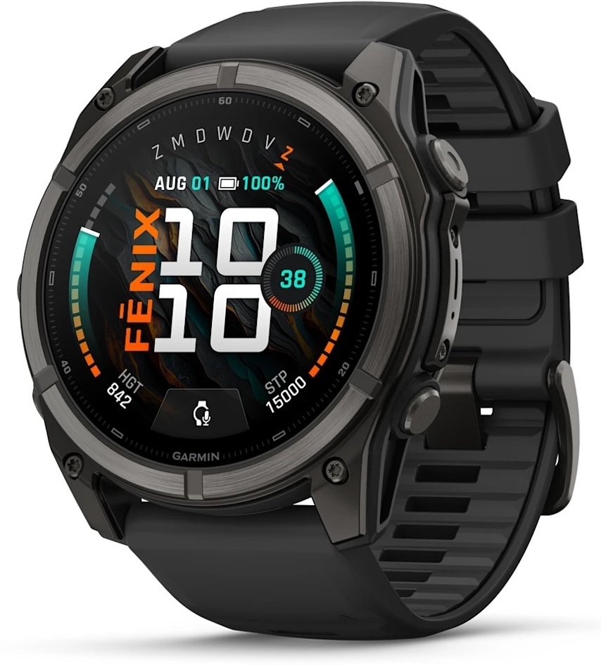 Garmin Fenix 9 – 51 mm AMOLED Carbon Gray DLC Titanium Smartwatch 010-04763-11