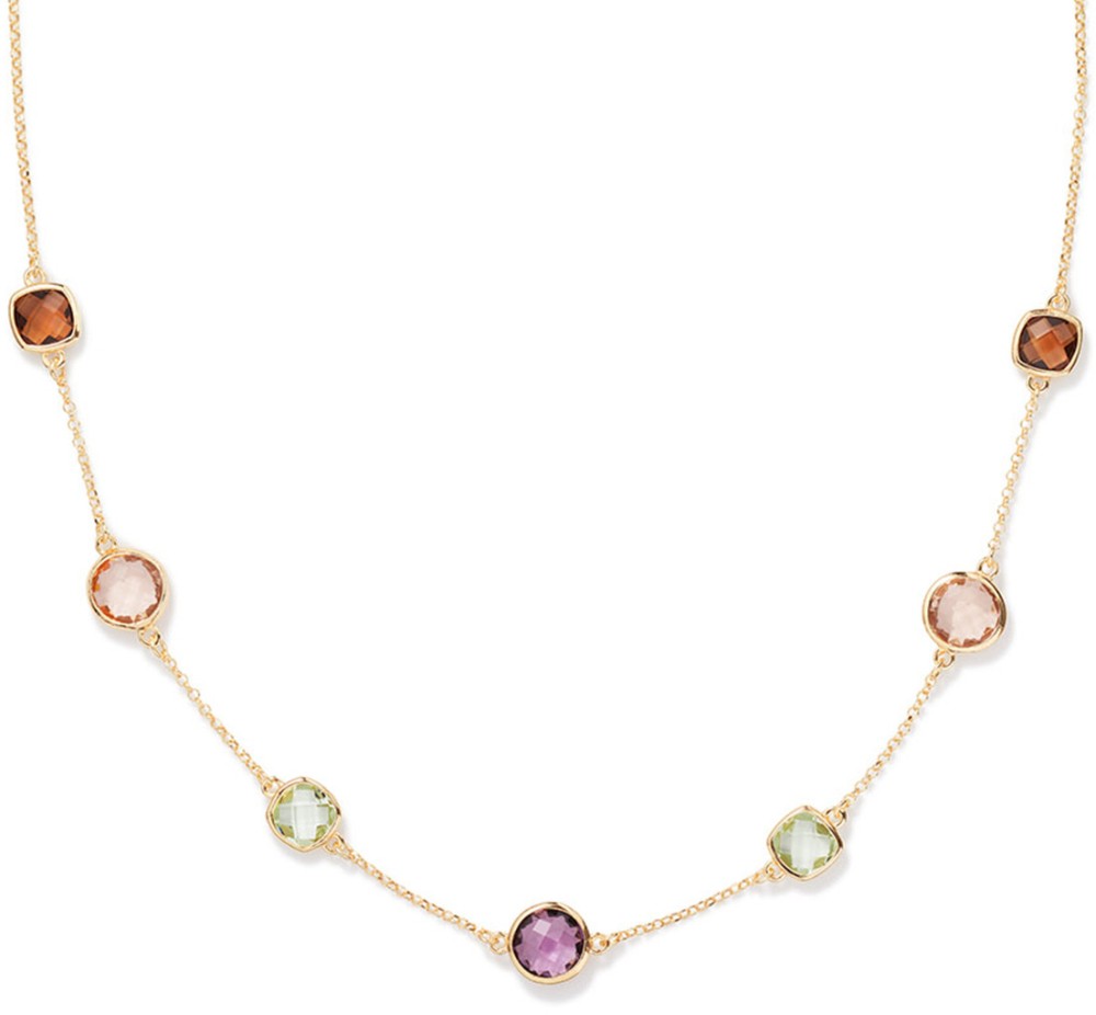 Collier Purple Champagne 925GP