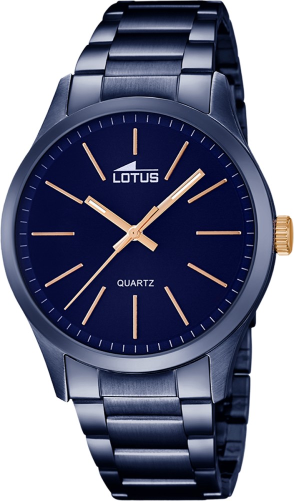 LOTUS MEN'S BLUE MINIMALIST STAINLESS STEEL WATCH BRACELET 18163/2