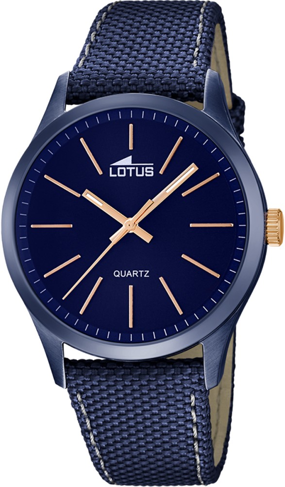 LOTUS MEN'S BLUE MINIMALIST LEATHER WATCH BRACELET 18166/2