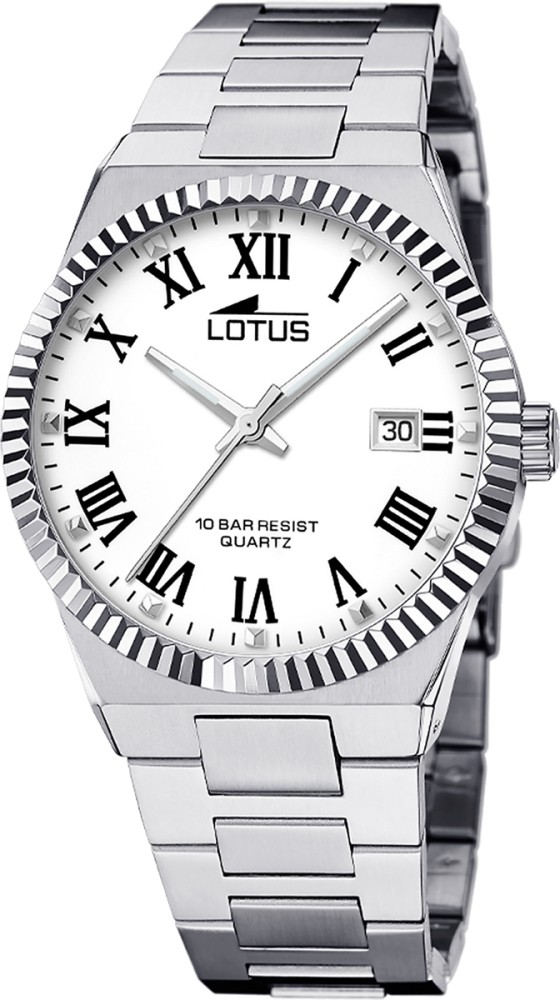 LOTUS MEN'S WHITE FREEDOM STAINLESS STEEL WATCH BRACELET 18835/4