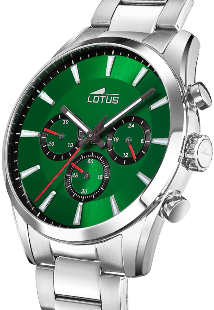 LOTUS MEN'S GREEN 316L STAINLESS STEEL WATCH BRACELET 18922/4