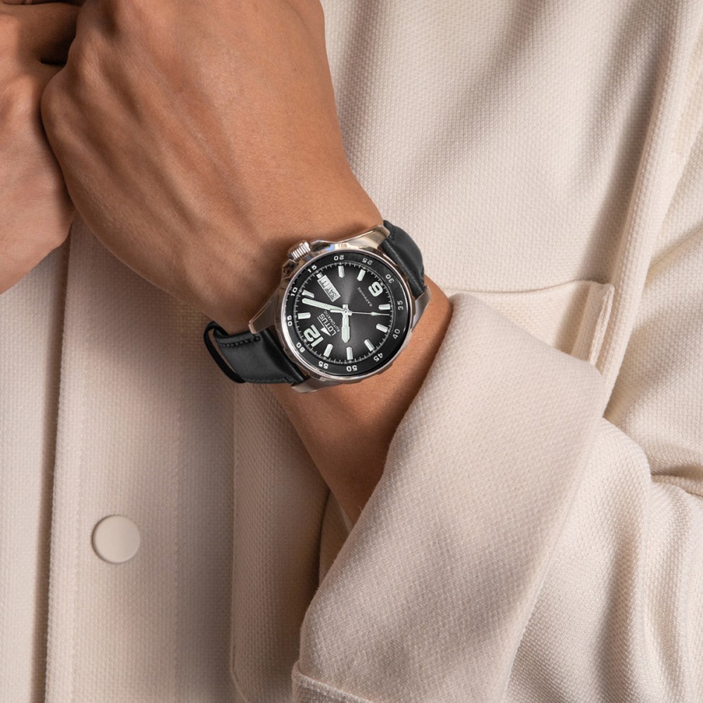 LOTUS KOSM MEN'S BLACK WATCH 18998/4