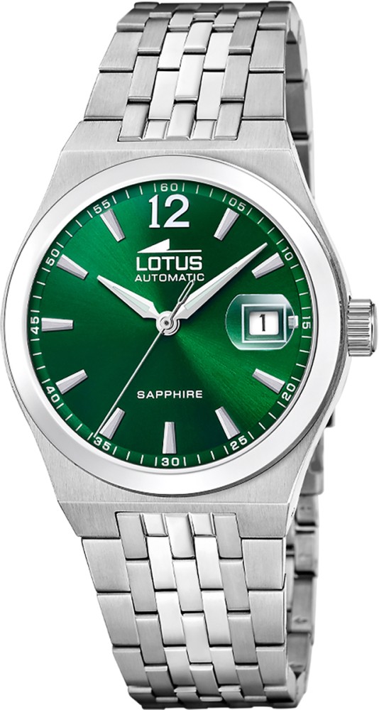 LOTUS MEN'S GREEN AUTOMATIC STAINLESS STEEL WATCH BRACELET 19000/4