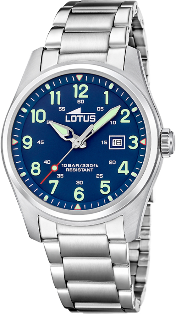 LOTUS MEN'S BLUE MINIMALIST FOR HIM STAINLESS STEEL WATCH BRACELET 19054/2