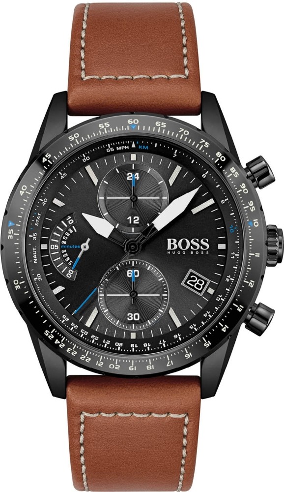 BOSS HB1513851 PILOT EDITION CHRONO Heren Horloge