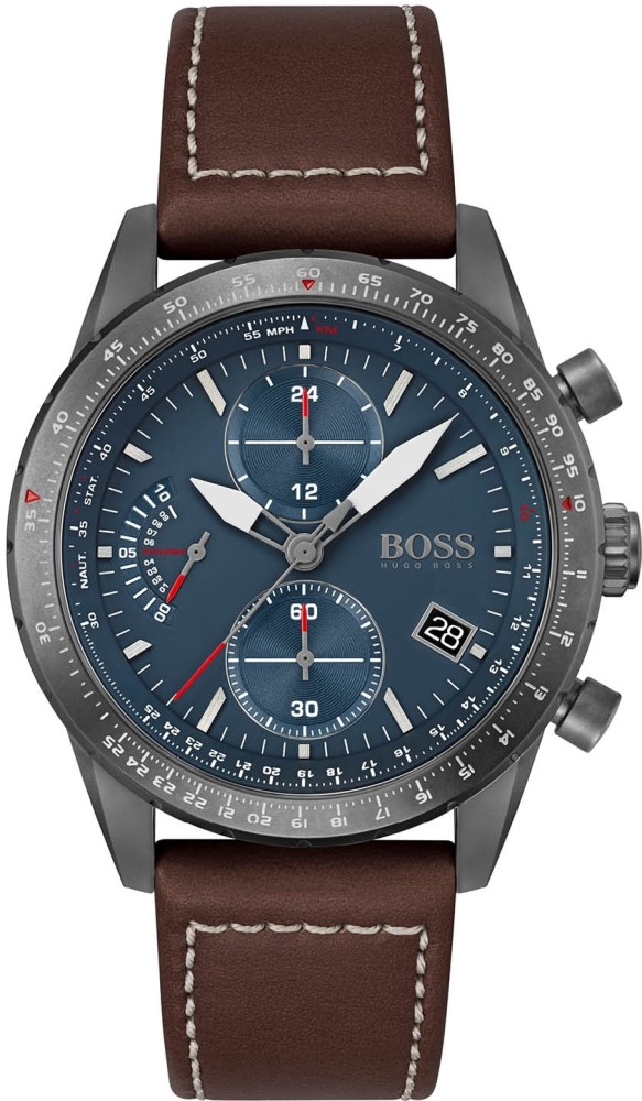BOSS HB1513852 PILOT EDITION CHRONO Heren Horloge