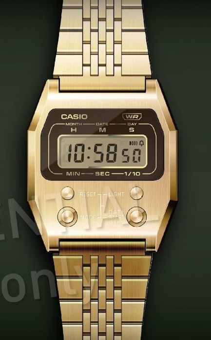 Casio A1100G-5EF Vintage Edgy Horloge