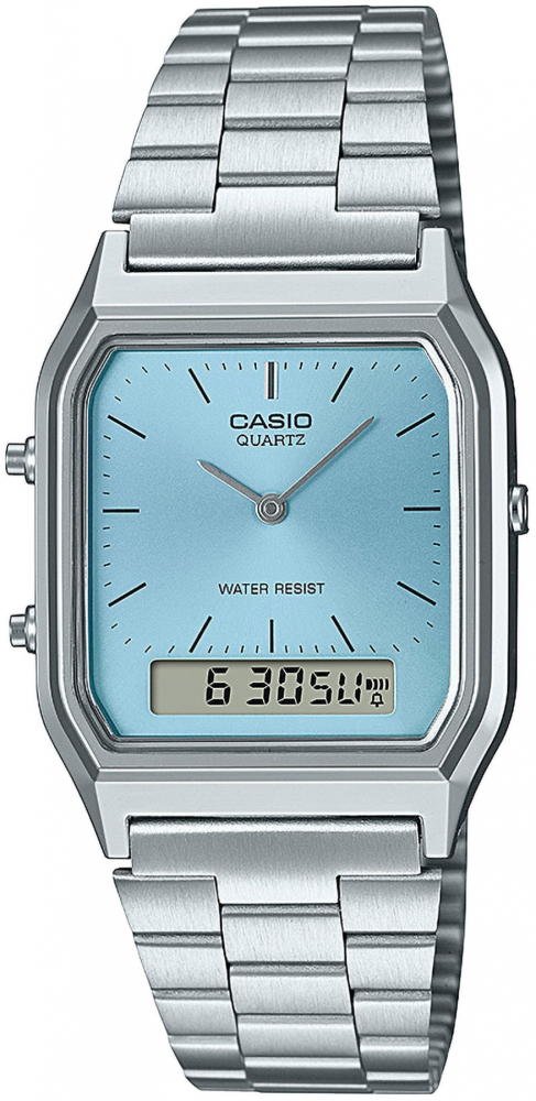 Casio AQ-230A-2A1MQYES Vintage Edgy Horloge