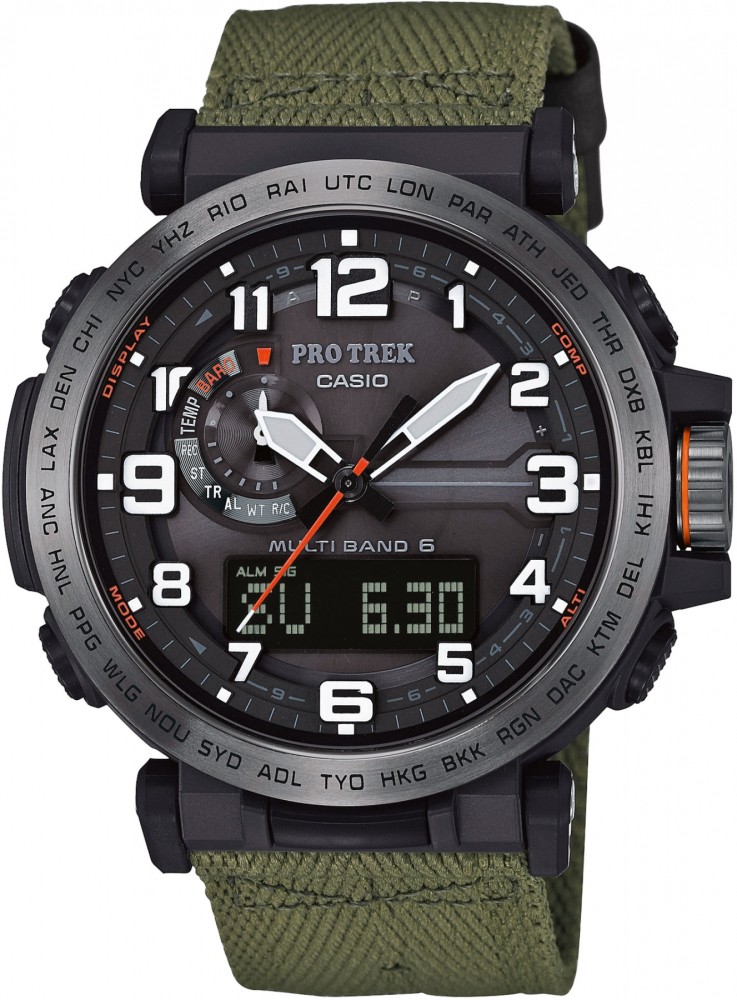 Casio Pro Trek PRW-6600YB-3ER Heren Horloge