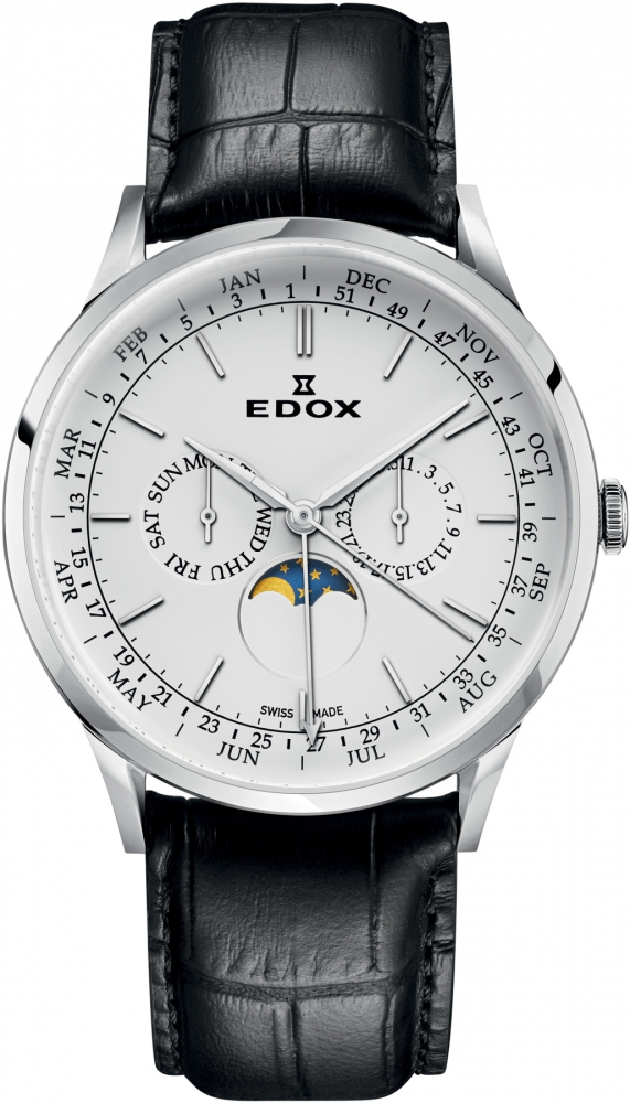 Edox 40101 3C AIN Les Vauberts Heren Horloge