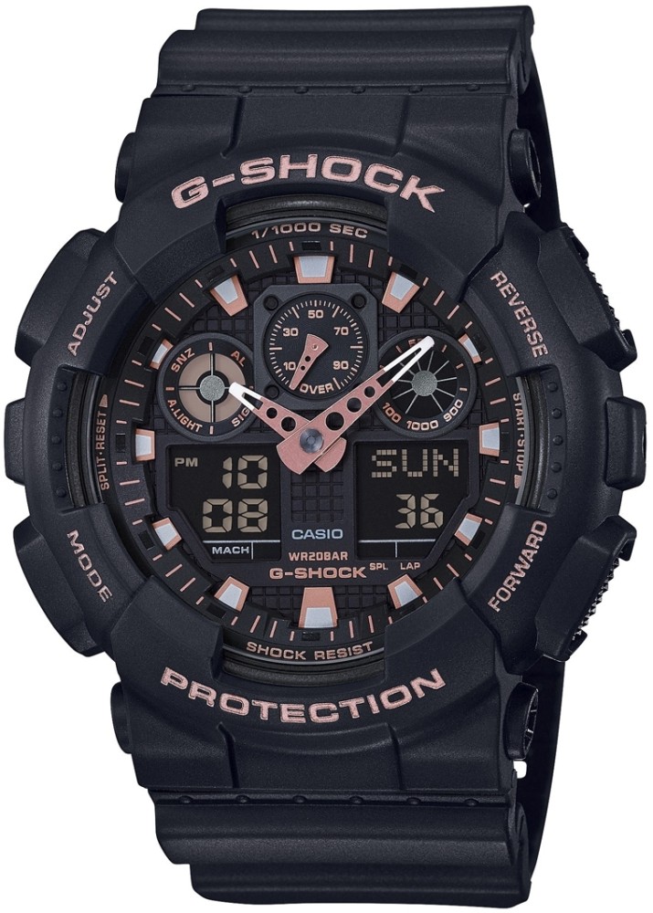 G-Shock GA-100GBX-1A4ER Classic Heren Horloge