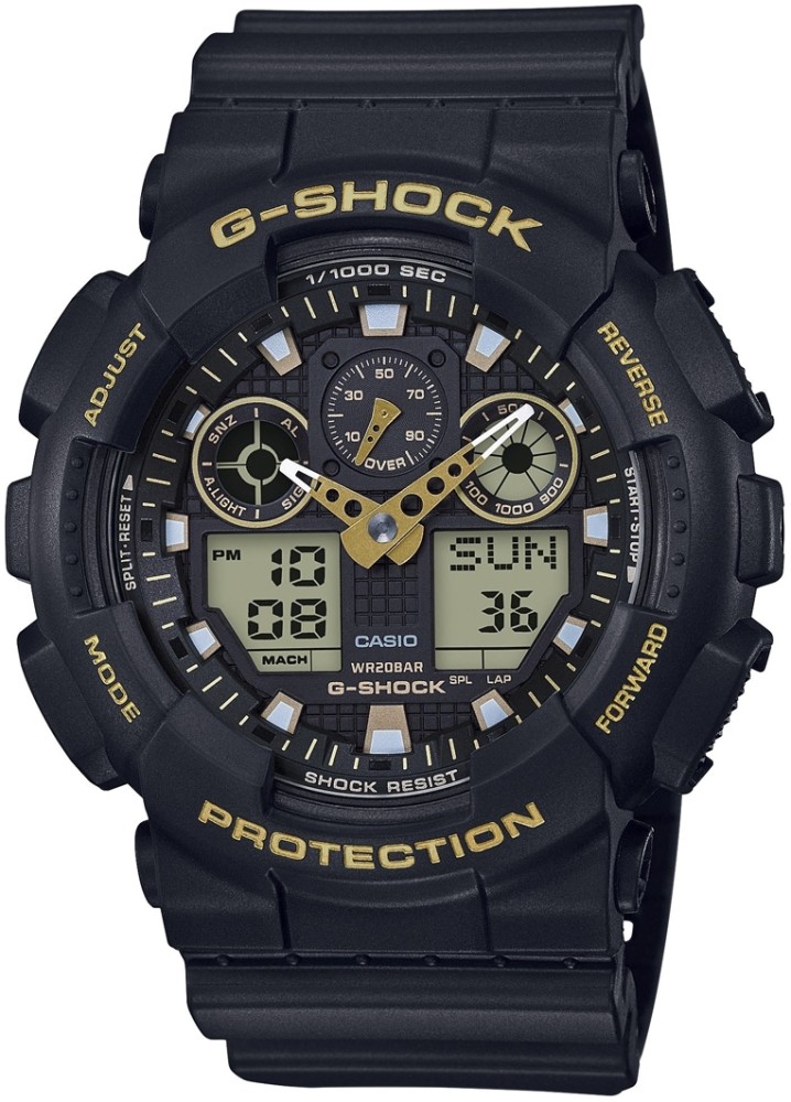 G-Shock GA-100GBX-1A9ER Classic Heren Horloge