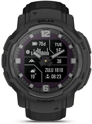 Garmin 010-02730-00 Instinct Crossover Solar Tactical Unisex Smartwatch