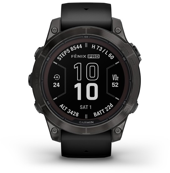 Garmin 010-02777-11 Fenix 7 Pro - Sapphire Solar Edition Smartwatch