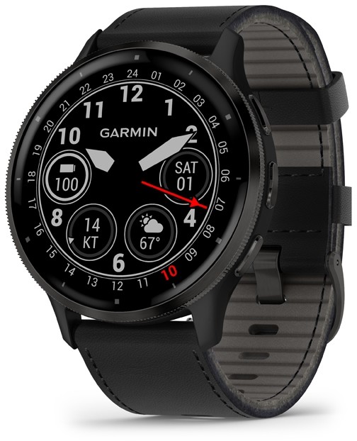 Garmin 010-02784-52 Venu 3 Zwart Smartwatch + Leren Band