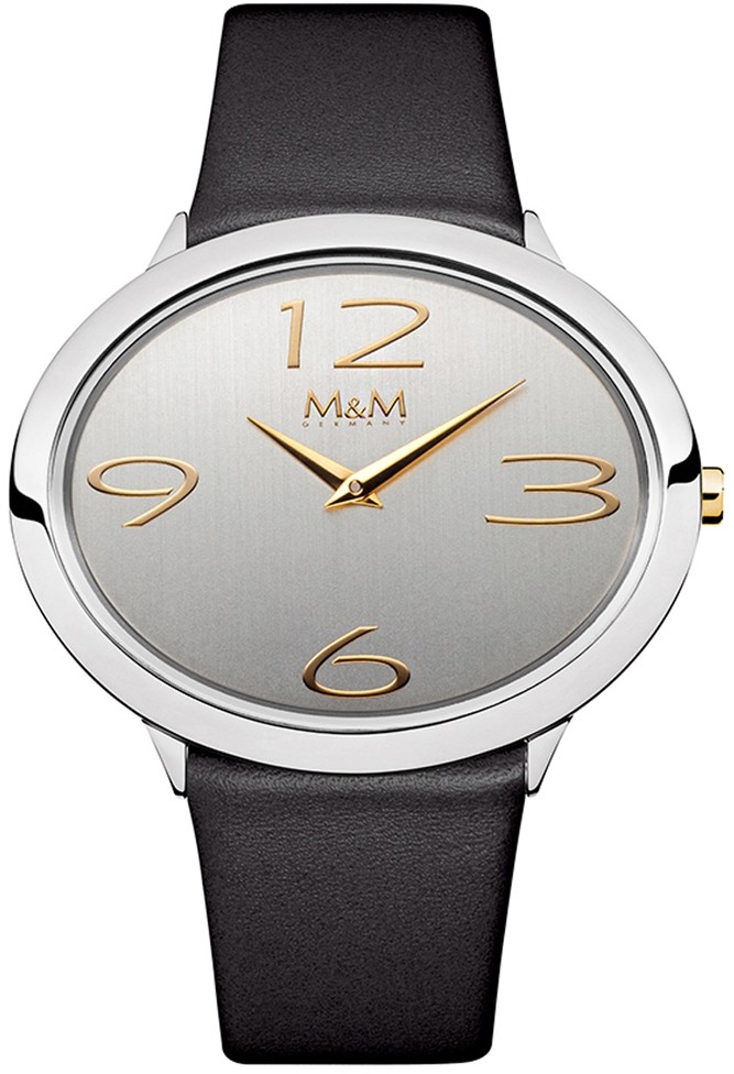 M&M Germany M11899-463 Square line Dames Horloge
