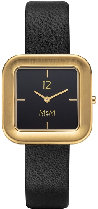 M&M Germany M11965-415 Square line Dames Horloge