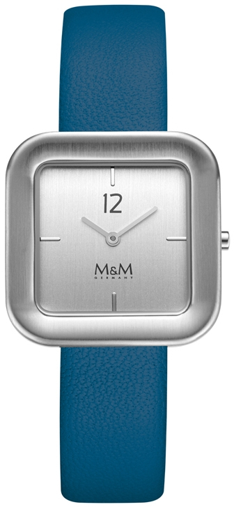 M&M Germany M11965-923 Square line Dames Horloge