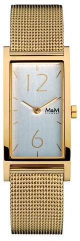 M&M Germany M11918-233 Square line Dames Horloge