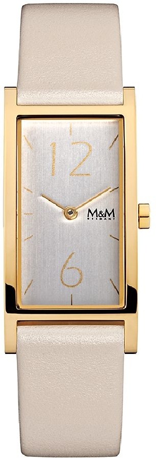 M&M Germany M11918-933 Square line Dames Horloge