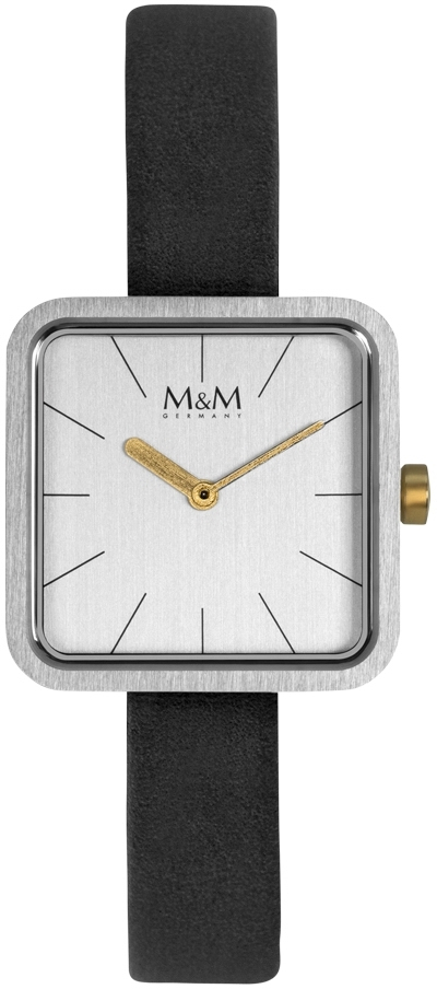 M&M Germany M11951-452 Square line Dames Horloge