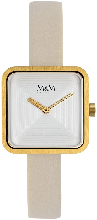M&M Germany M11951-732 Square line Dames Horloge
