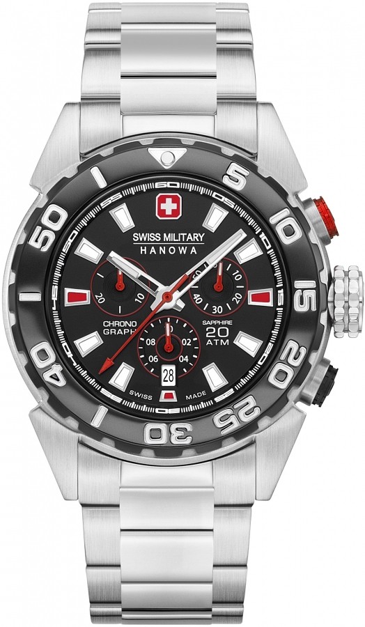 Swiss Military Hanowa 06-5324.04.007 SCUBA DIVER CHRONO Heren Horloge