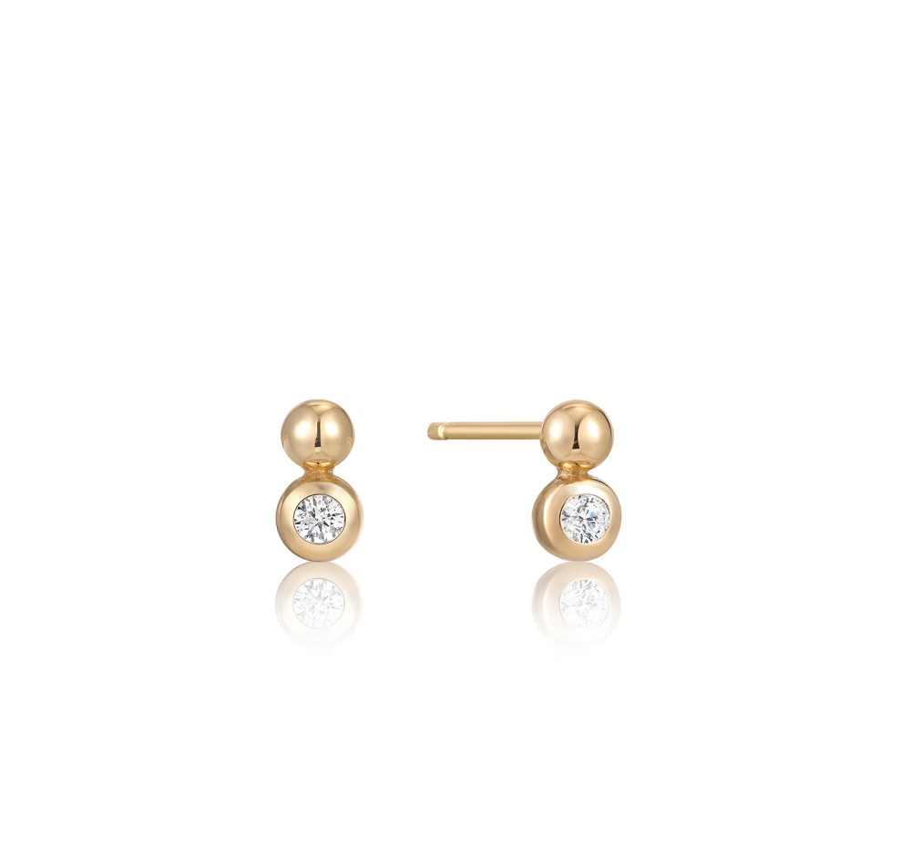 Ania Haie AH E045-01G-CZ Spaced Out Dames Oorbellen - Oorknopjes