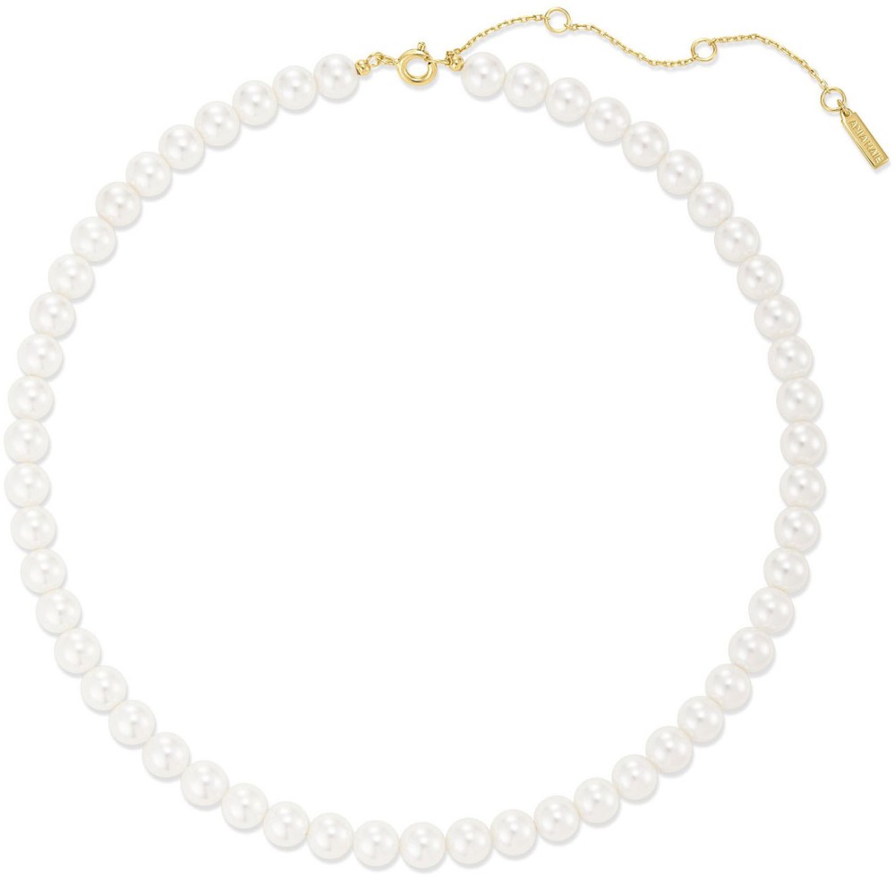 GoldPearl Beaded Necklace S
