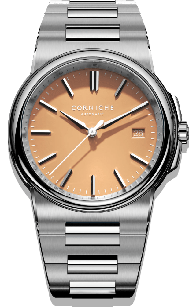 Corniche La Grande Automatic Heren Horloge - Salmon