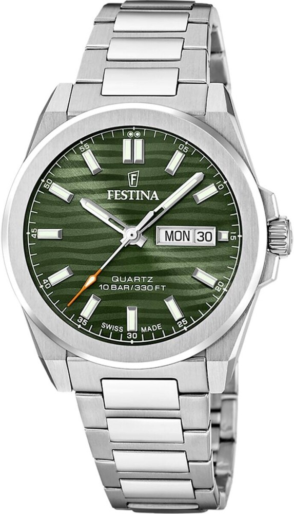Festina F20073/4 CLASSIQUES ACIER Heren Horloge