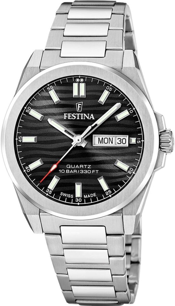 Festina F20073/5 CLASSIQUES ACIER Heren Horloge