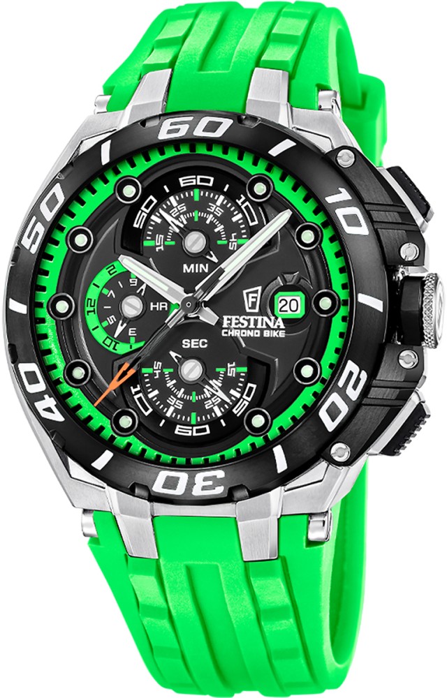 FESTINA MEN'S BLACK WATCH F20755/6