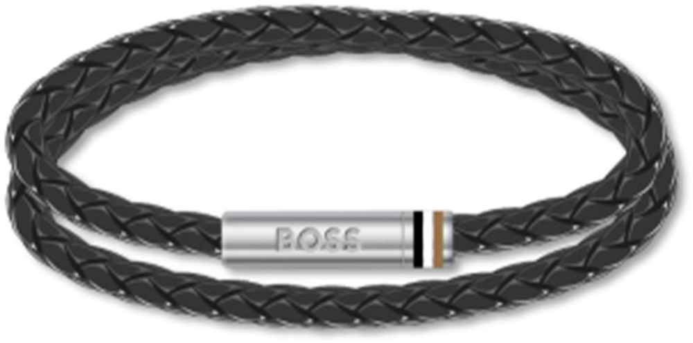 BOSS HBJ1580489M ARES Heren Armband - Gevlochten armband