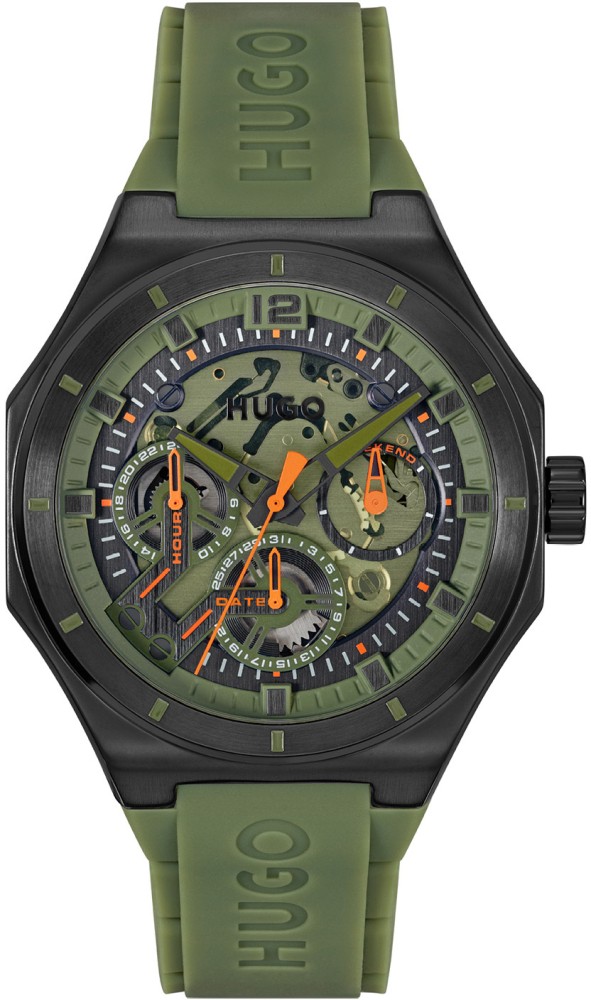 HUGO HU1530376 #GRAIL SKELETON Heren Horloge