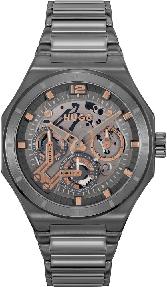 HUGO HU1530378 #GRAIL SKELETON Heren Horloge