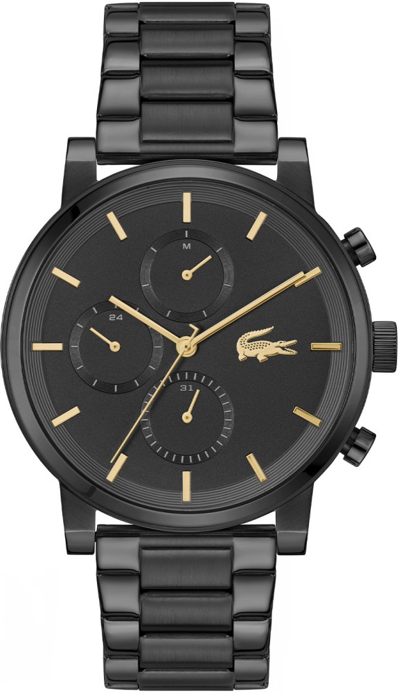 Lacoste LC2011451 Replay Brac Staal Zwart 44mm