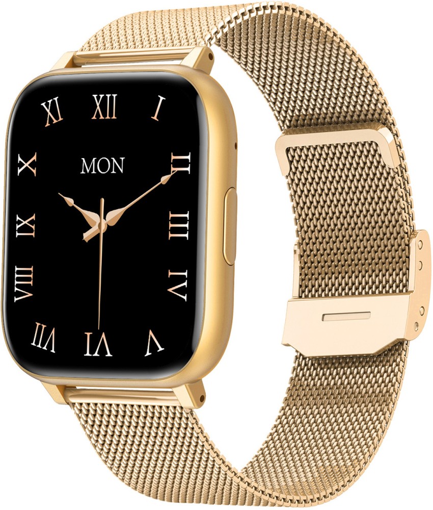 Smarty SW105H Alloy Goudkleurig Mesh Goudkleurig 42x36mm