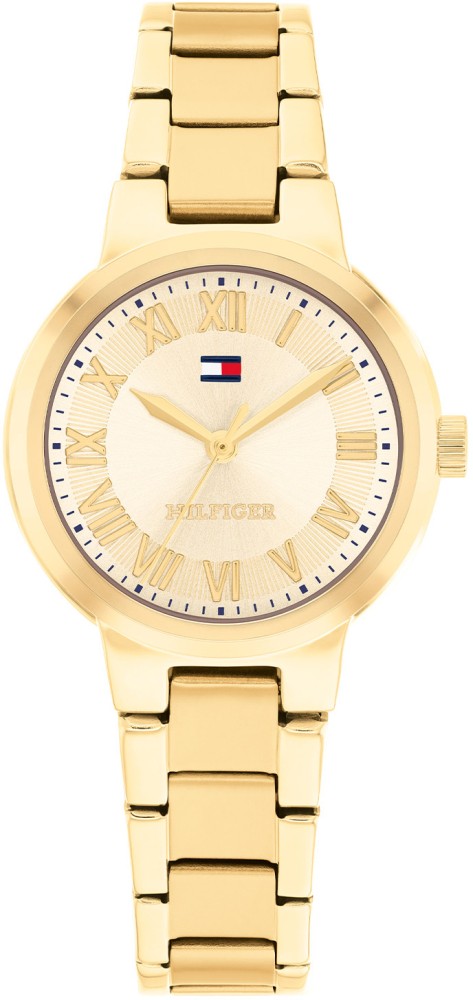 Tommy Hilfiger TH1782905 Horloge Dames Goudkleurig 28mm