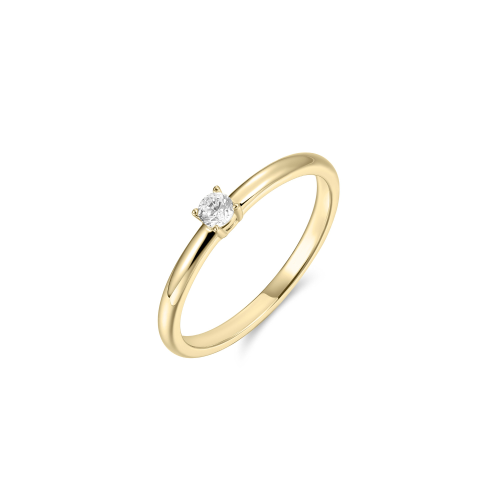 Gisser Jewels 14k Diamond Ring | 0.11 CT | H/Si
