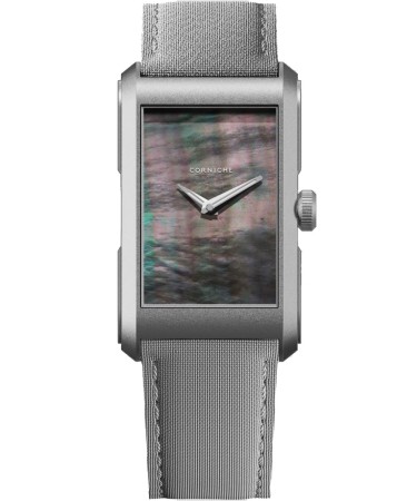 Corniche Visionnaire - Sandblasted Steel with Mother of Pearl Dial Heren Horloge