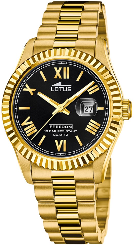 LOTUS MEN'S BLACK WATCH 19005/2